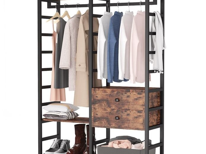 Maximize Storage Space With Tribesigns Free-Standing Closet Organizer—Tribesigns